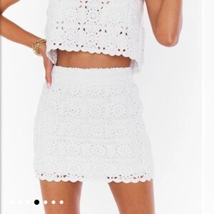 NWT LUCY CROCHET SKIRT show me your mumu